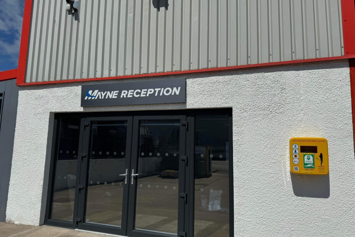 Defibrillator Fitted to Buckie Depot